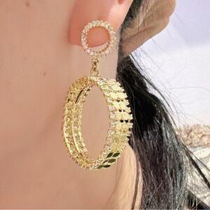 Elegant Gold Hoop Earrings